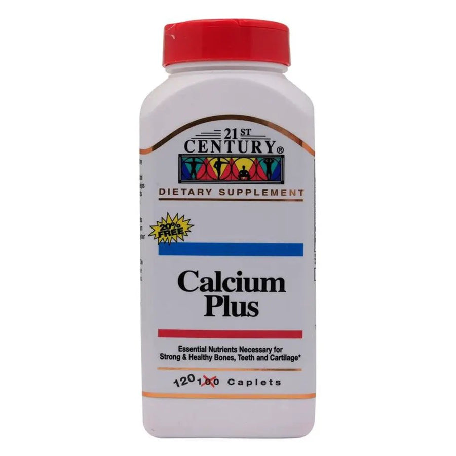 21st Century Calcium Plus Multimineral And Vitamin D Tablets For Bones And Teeth 120 Tablets