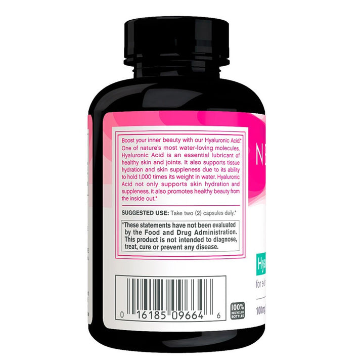 NeoCell Hyaluronic Acid Natural Moisturizer Capsules For Skin Hydration, Pack of 60's - Easy Pharmacy LLC