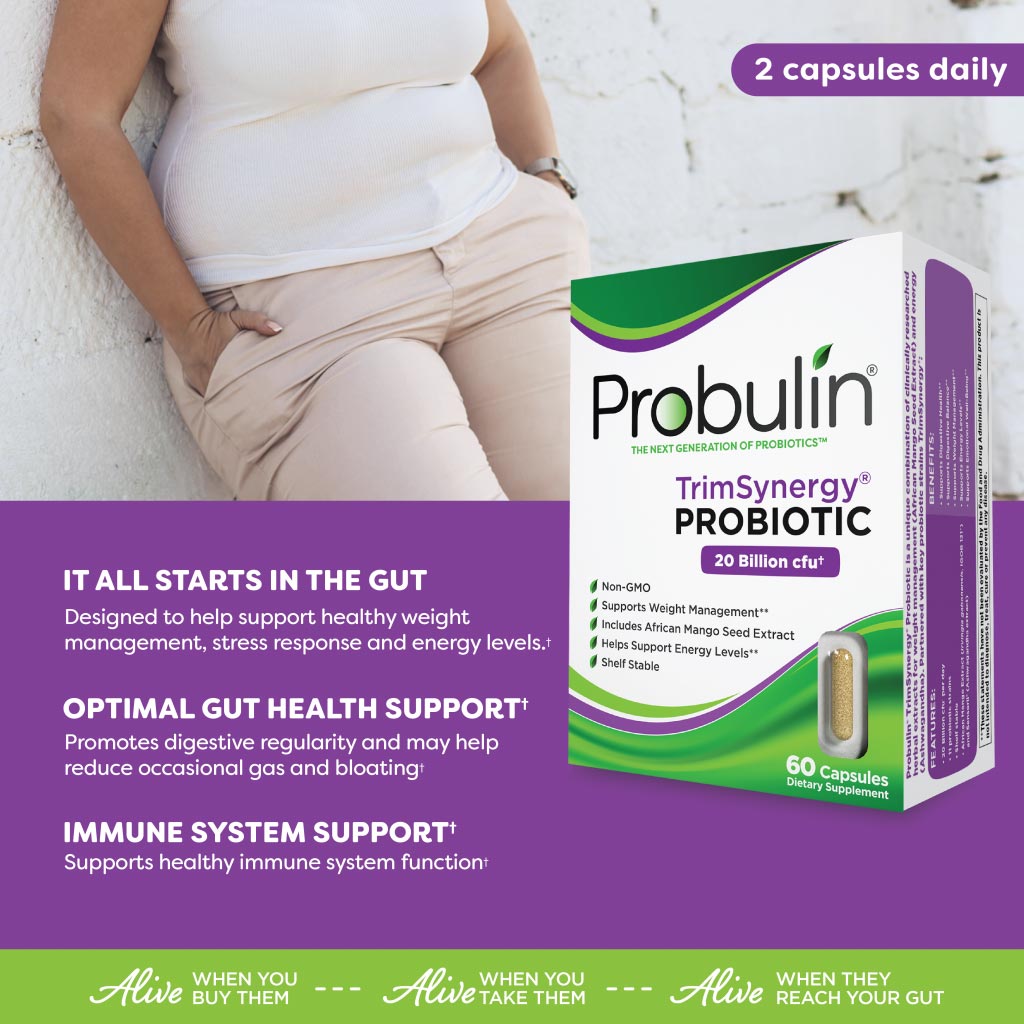 Probulin Trim Synergy Capsules For Weight Management & Energy, Pack of 60's - Easy Pharmacy LLC