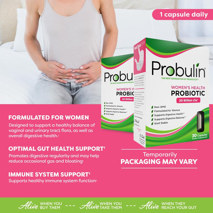 Probulin Women's Health Probiotic Capsules For Digestive Health, Pack of 30's - Easy Pharmacy LLC
