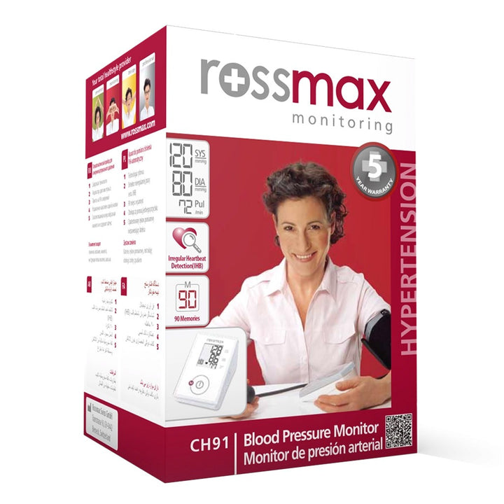 Rossmax CH91 Semi-Automatic Blood Pressure Monitor - Easy Pharmacy LLC
