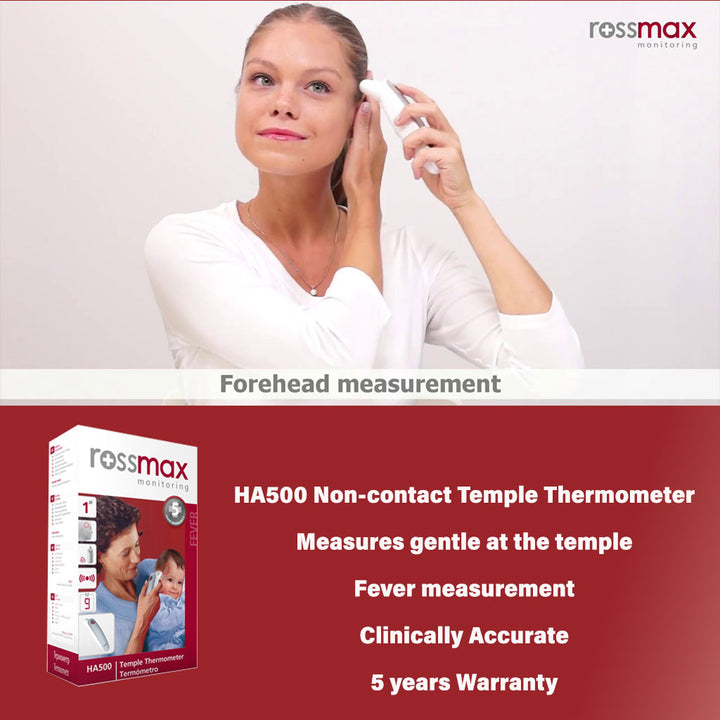 Rossmax HA500 Non-Contact Temple Thermometer - Easy Pharmacy LLC