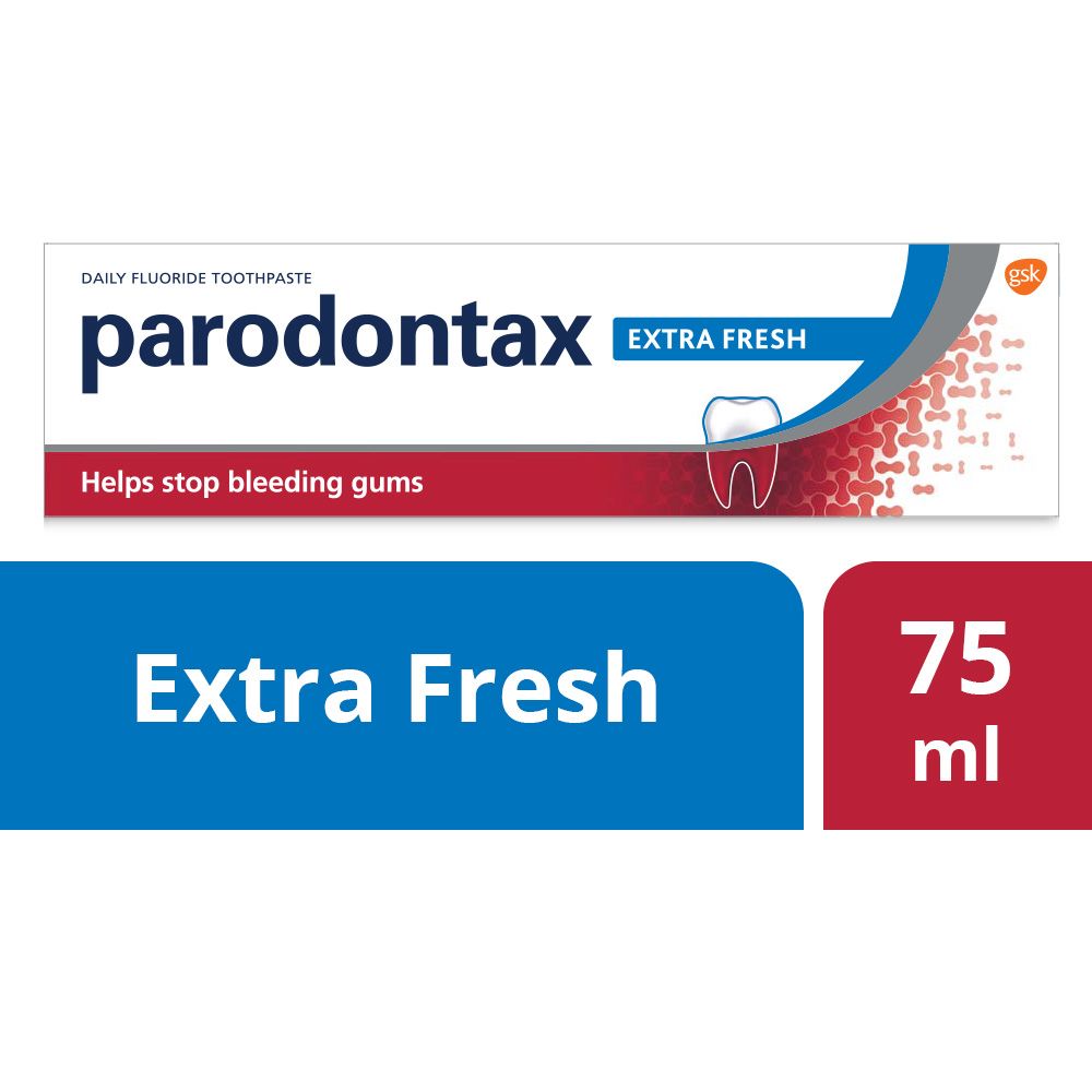 Parodontax Extra Fresh Toothpaste for Bleeding Gums 75 mL - Easy Pharmacy LLC