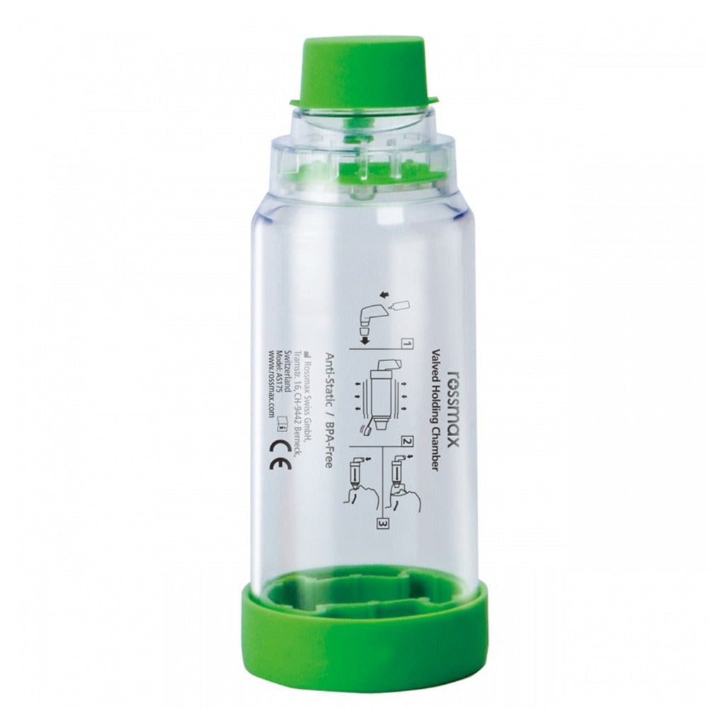 Rossmax AS175 Adult Aero Spacer - Valved Holding Chamber - Easy Pharmacy LLC