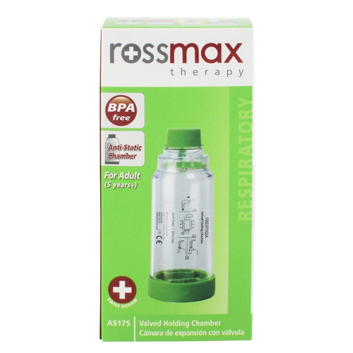 Rossmax AS175 Adult Aero Spacer - Valved Holding Chamber - Easy Pharmacy LLC