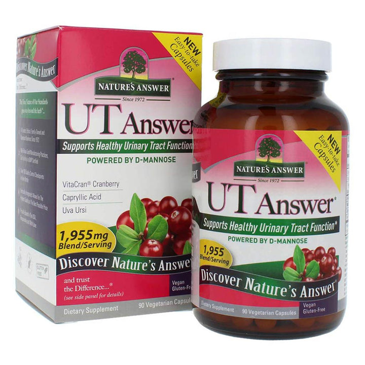 Nature's Answer UT Answer 1955mg Vegan Capsules For Urinary Tract Health, Pack of 90's - Easy Pharmacy LLC