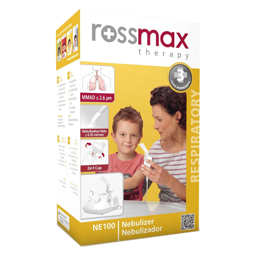 Rossmax Piston Compressor Nebulizer NE100 For Respiratory Care - Easy Pharmacy LLC
