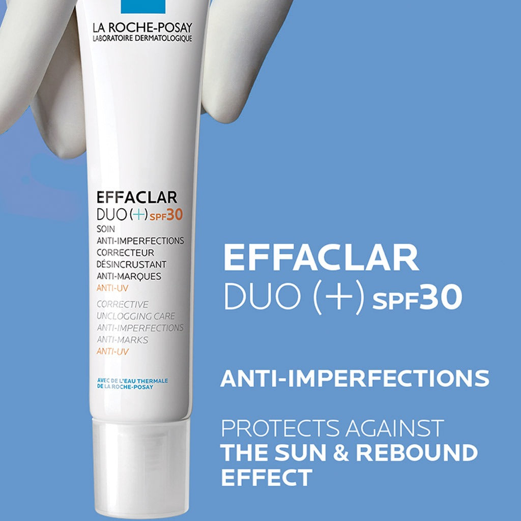 La Roche-Posay Effaclar Duo+ SPF30 Anti-Mark Corrective Unclogging Care Cream For Oily & Acne Prone Skin 40ml - Easy Pharmacy LLC