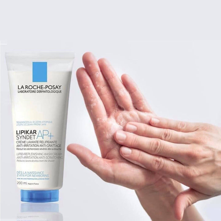 La Roche-Posay Lipikar Syndet AP+ Body Wash For Extremely Dry Atopic Eczema-Prone Skin 200ml - Easy Pharmacy LLC