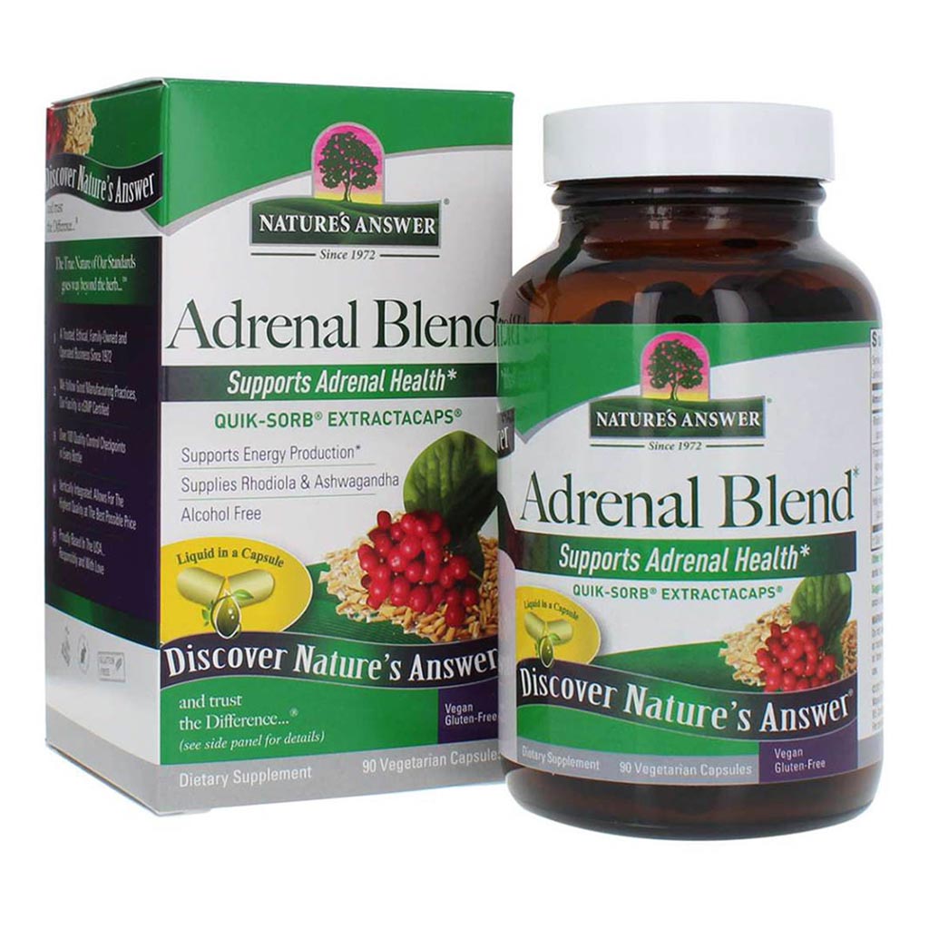 Nature's Answer Adrenal Blend Vegetarian Capsules 90's - Easy Pharmacy LLC