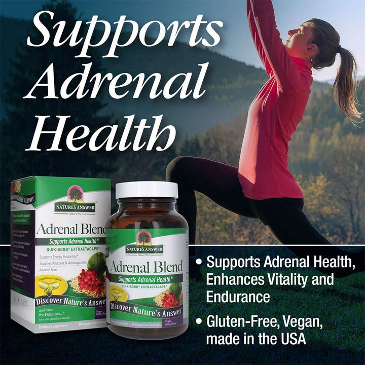 Nature's Answer Adrenal Blend Vegetarian Capsules 90's - Easy Pharmacy LLC