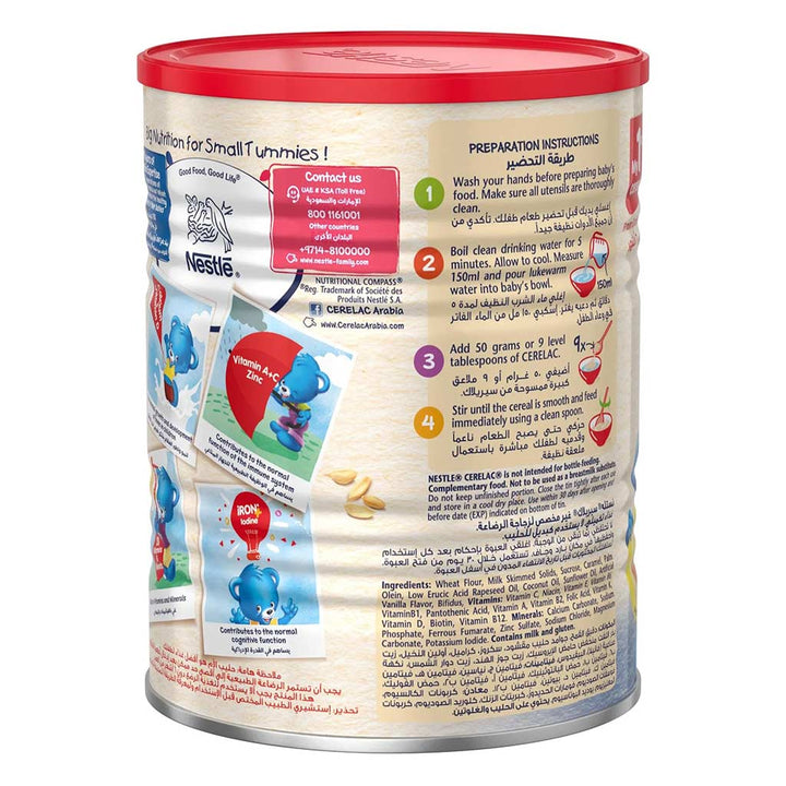 Nestle Cerelac Wheat Infant Cereals From 6 Months 400g - Easy Pharmacy LLC