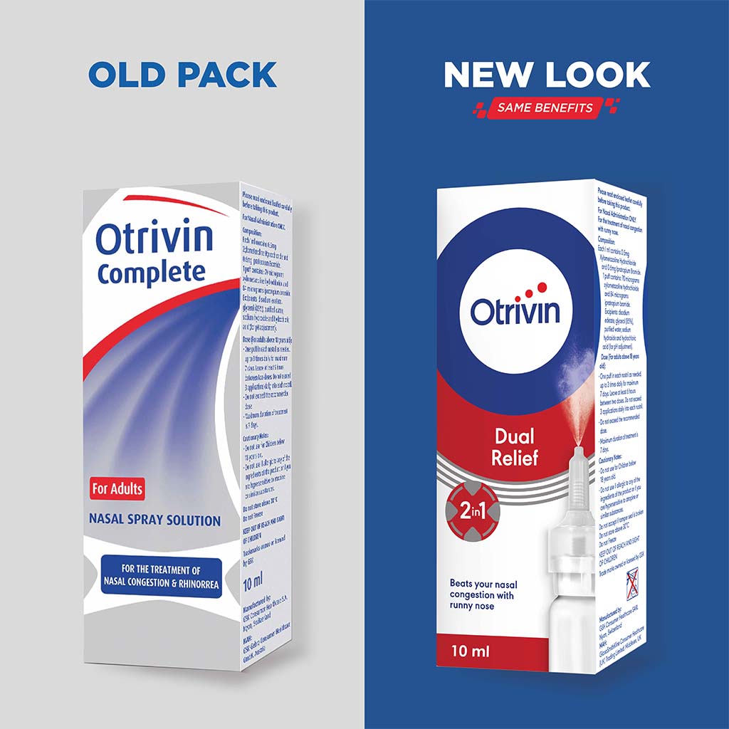 Otrivin Complete Nasal Spray Solution 10 mL