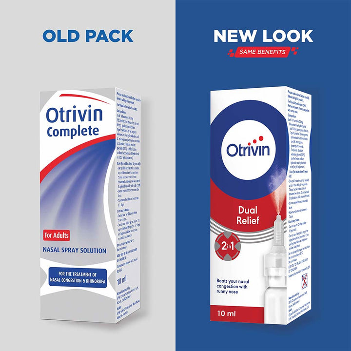 Otrivin Complete Nasal Spray Solution 10 mL