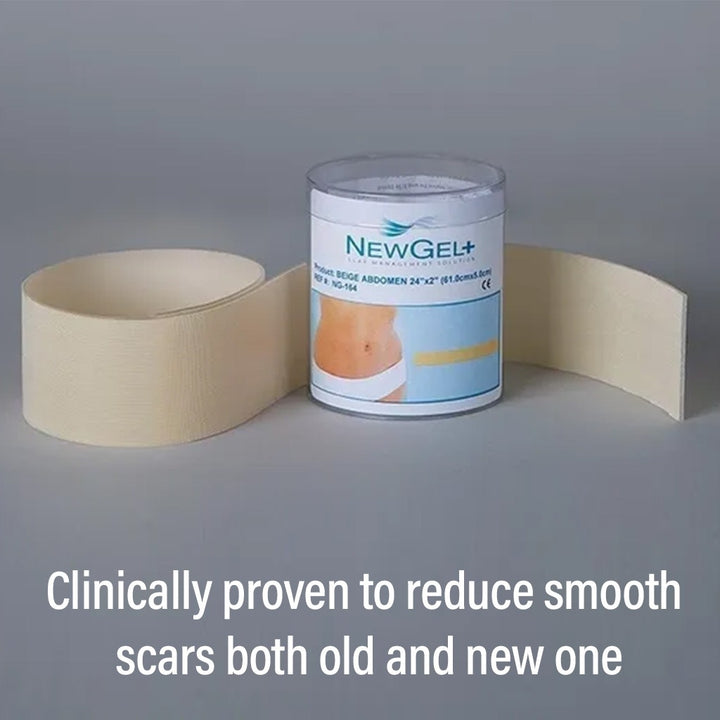 NewGel+ 24" x 2" Abdomen/Extremity Silicone Strip, Beige NG-164, Pack of 1's - Easy Pharmacy LLC