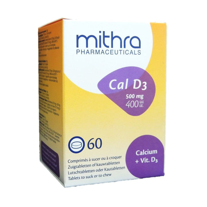 Mithra Cal D3 Chewable Tablets 60's - Easy Pharmacy LLC