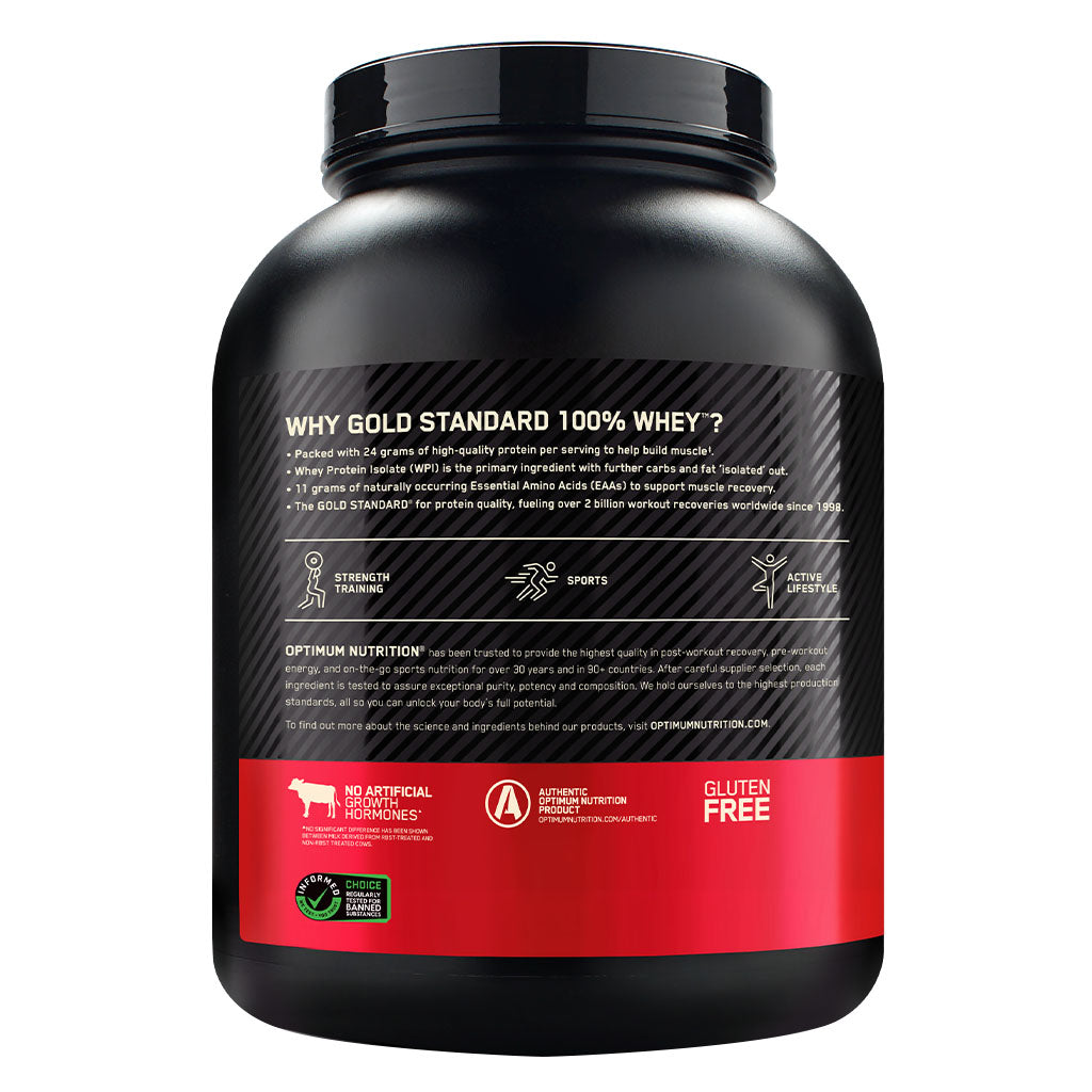 Optimum Nutrition Gold Standard 100% Whey Protein Powder Drink Mix Cookies & Cream Powder 5lb - Easy Pharmacy LLC