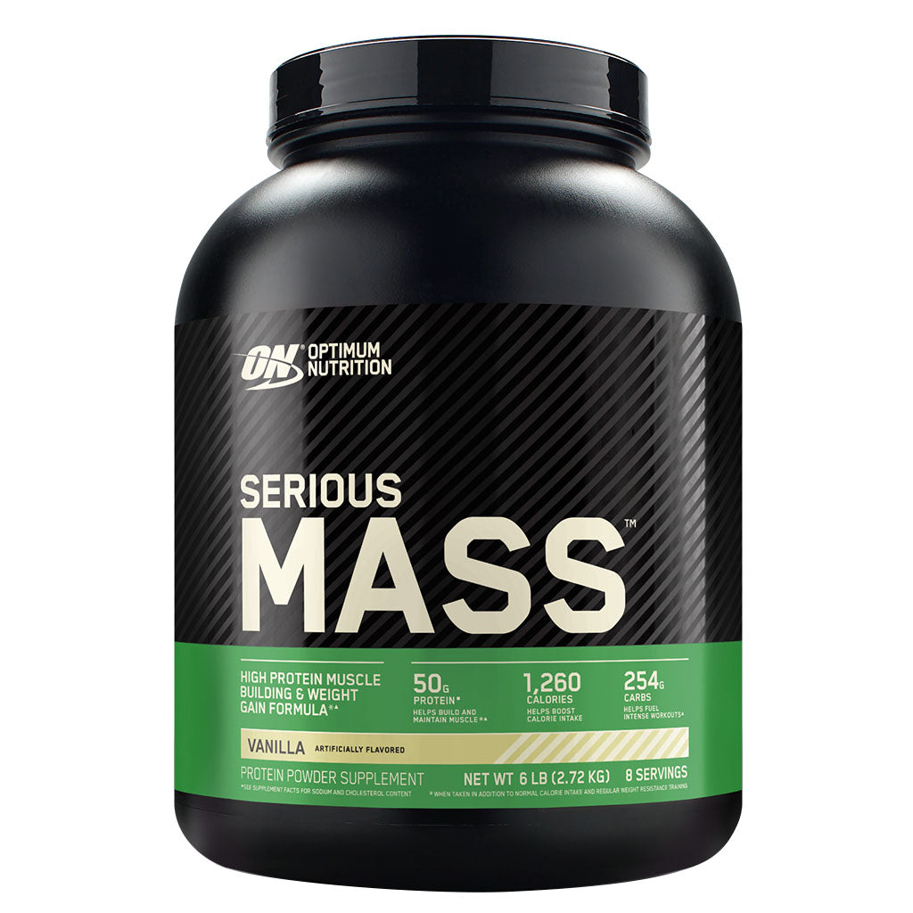 Optimum Nutrition Serious Mass Vanilla Flavor Protein Powder 6lb - Easy Pharmacy LLC