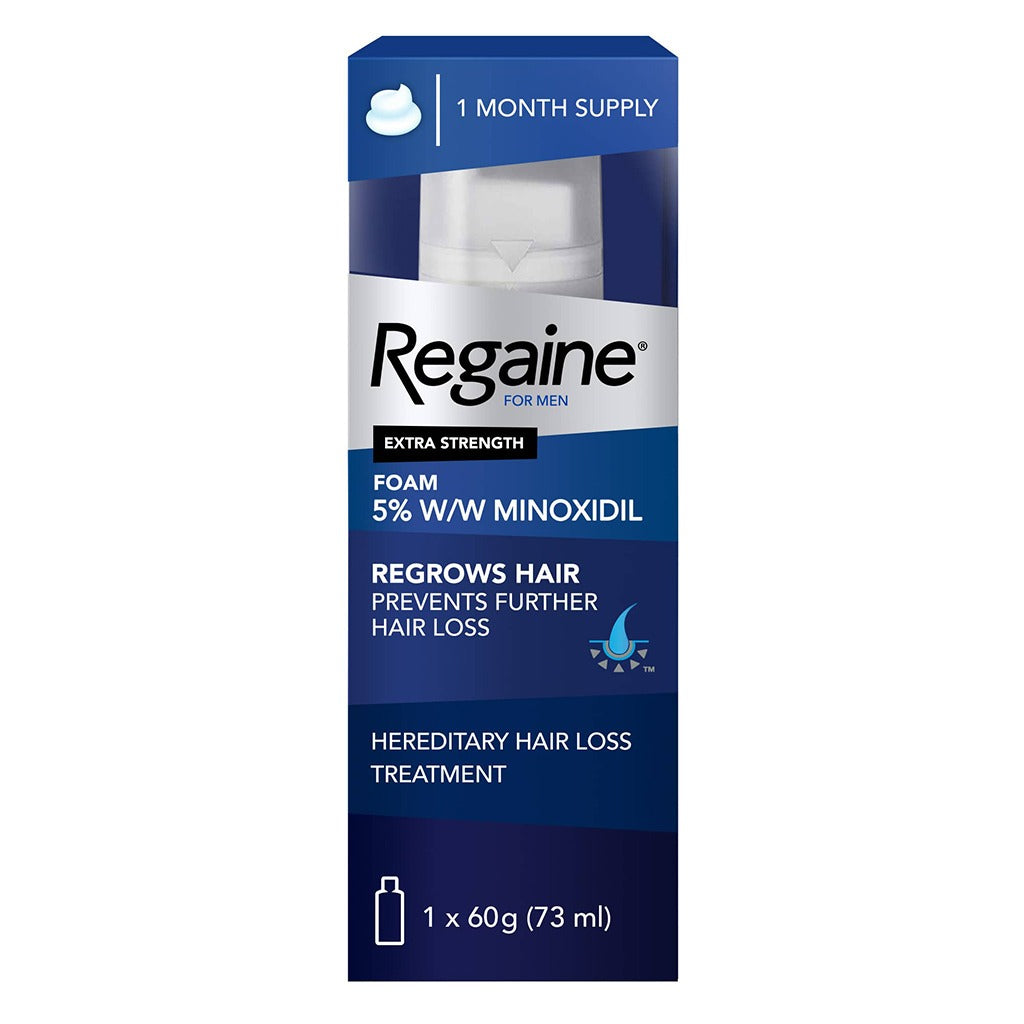 Regaine For Men 5% Extra Strength Topical Hair Regrowth Foam 73ml - Easy Pharmacy LLC