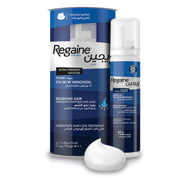 Regaine For Men 5% Extra Strength Topical Hair Regrowth Foam 73ml - Easy Pharmacy LLC