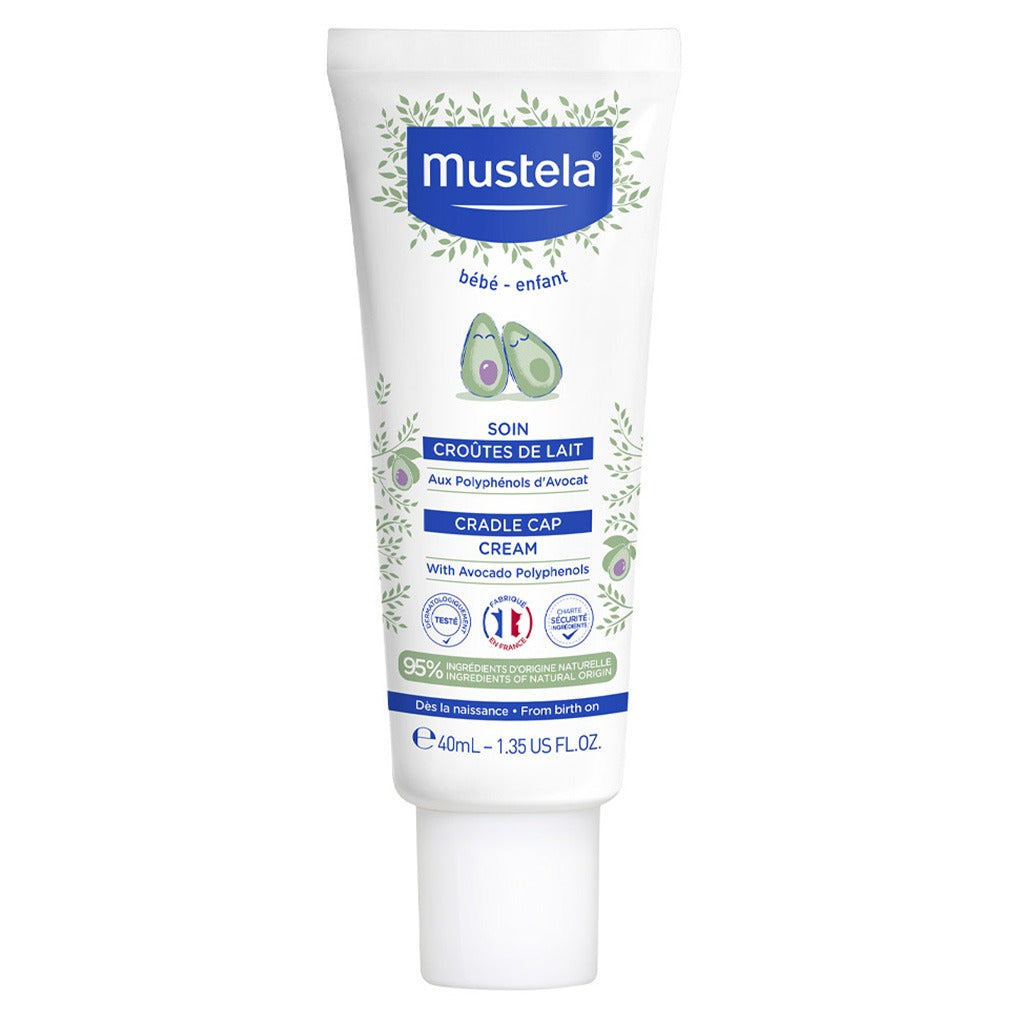 Mustela Baby Cradle Cap Cream For Newborns, Fragrance-Free 40ml - Easy Pharmacy LLC