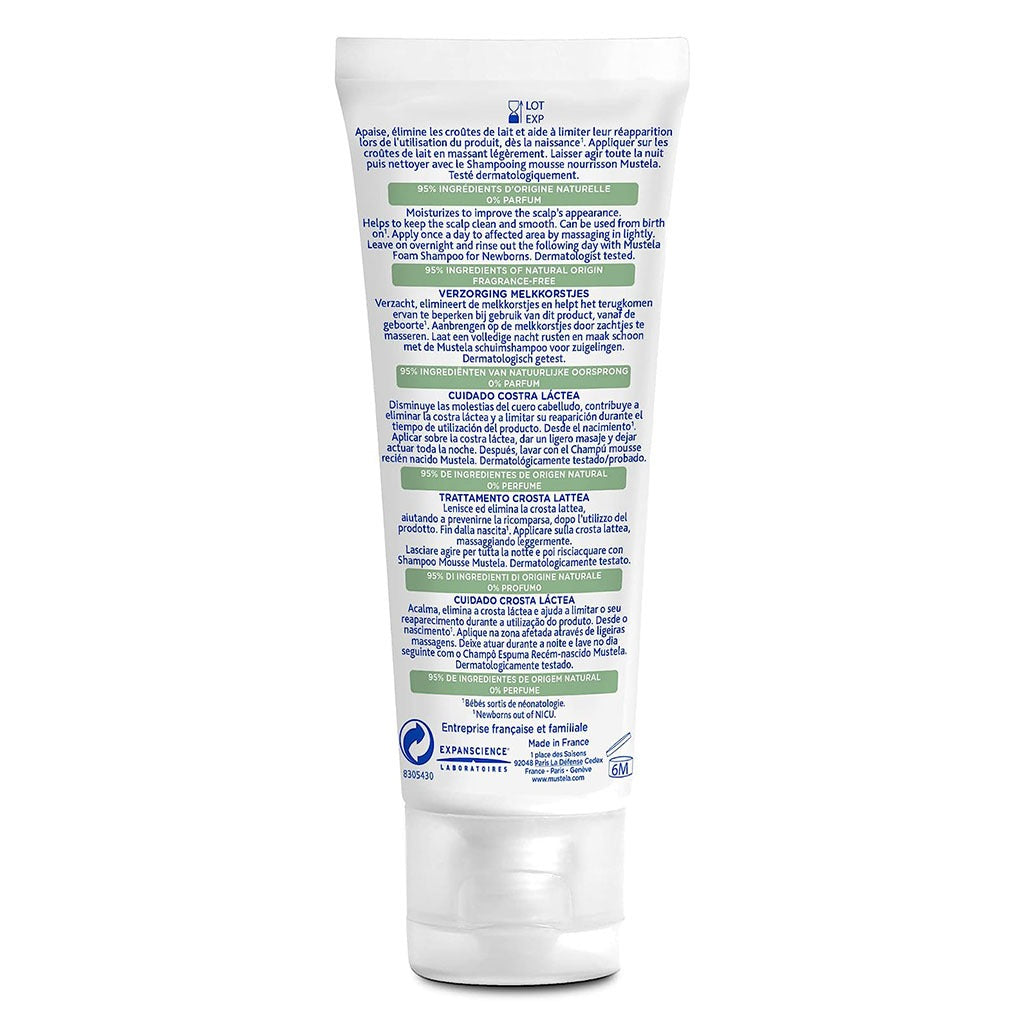 Mustela Baby Cradle Cap Cream For Newborns, Fragrance-Free 40ml - Easy Pharmacy LLC