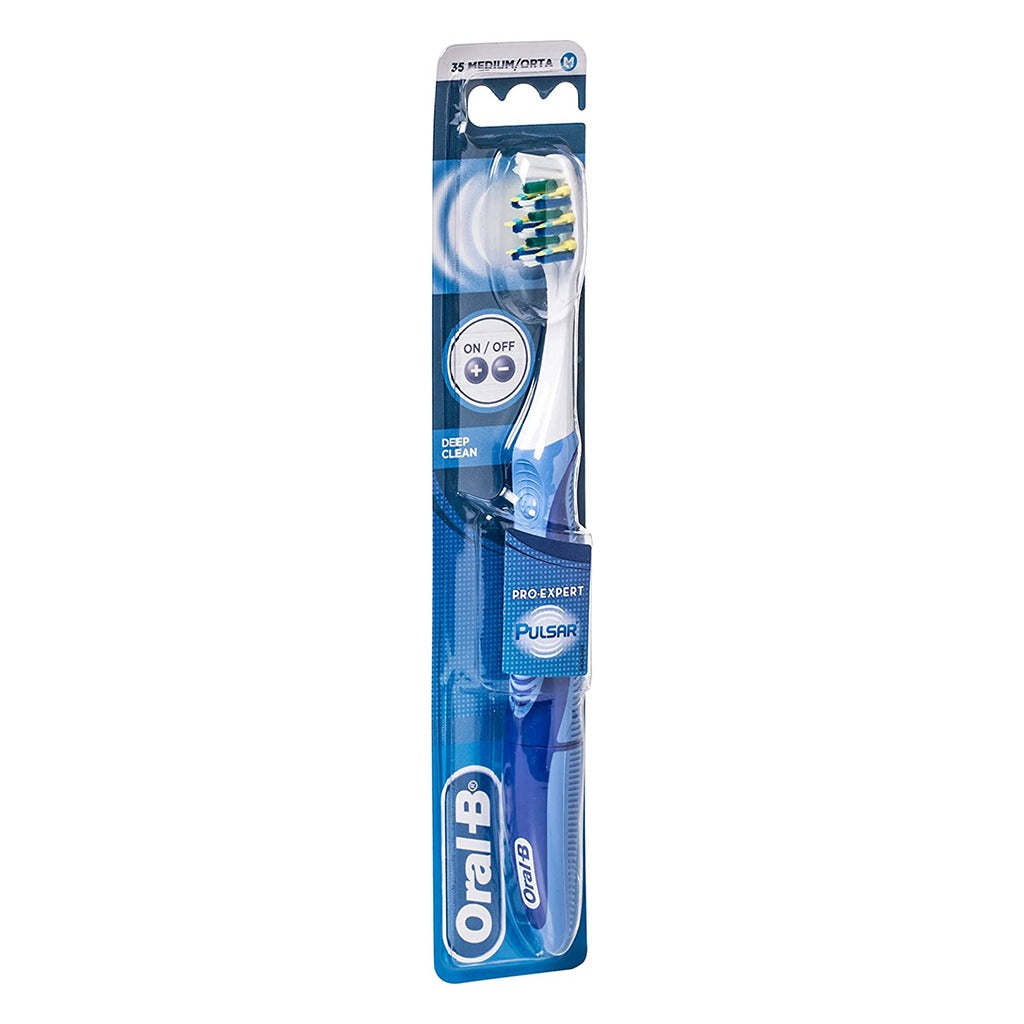 Oral-B Pro-Expert Pulsar Deep Clean 35 Medium Toothbrush, Assorted Pack of 1's - Easy Pharmacy LLC