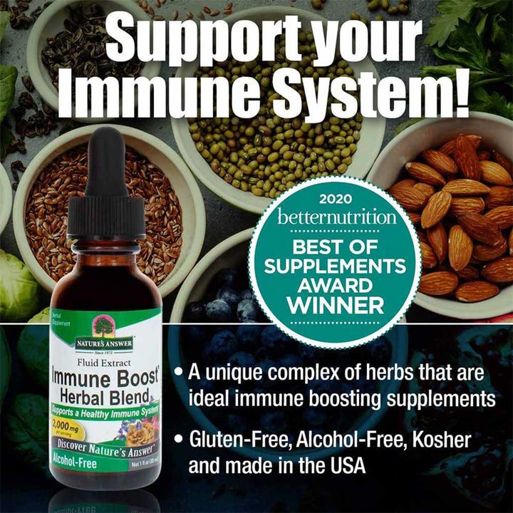 Nature's Answer Immune Boost Herbal Blend Fluid Extract Drops 30ml - Easy Pharmacy LLC