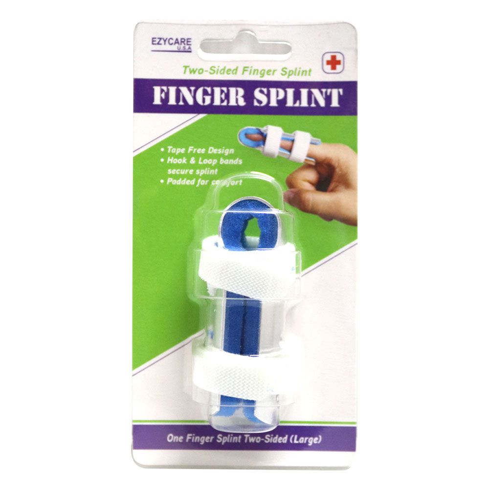 Ezycare Two Sided Finger Splint L 17484 - Easy Pharmacy LLC