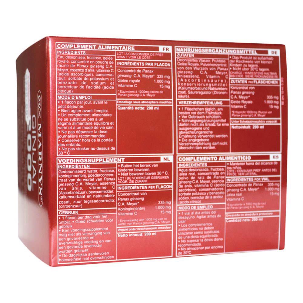 Marnys Ginjal 2000 10 mL, Vials 20's - Easy Pharmacy LLC