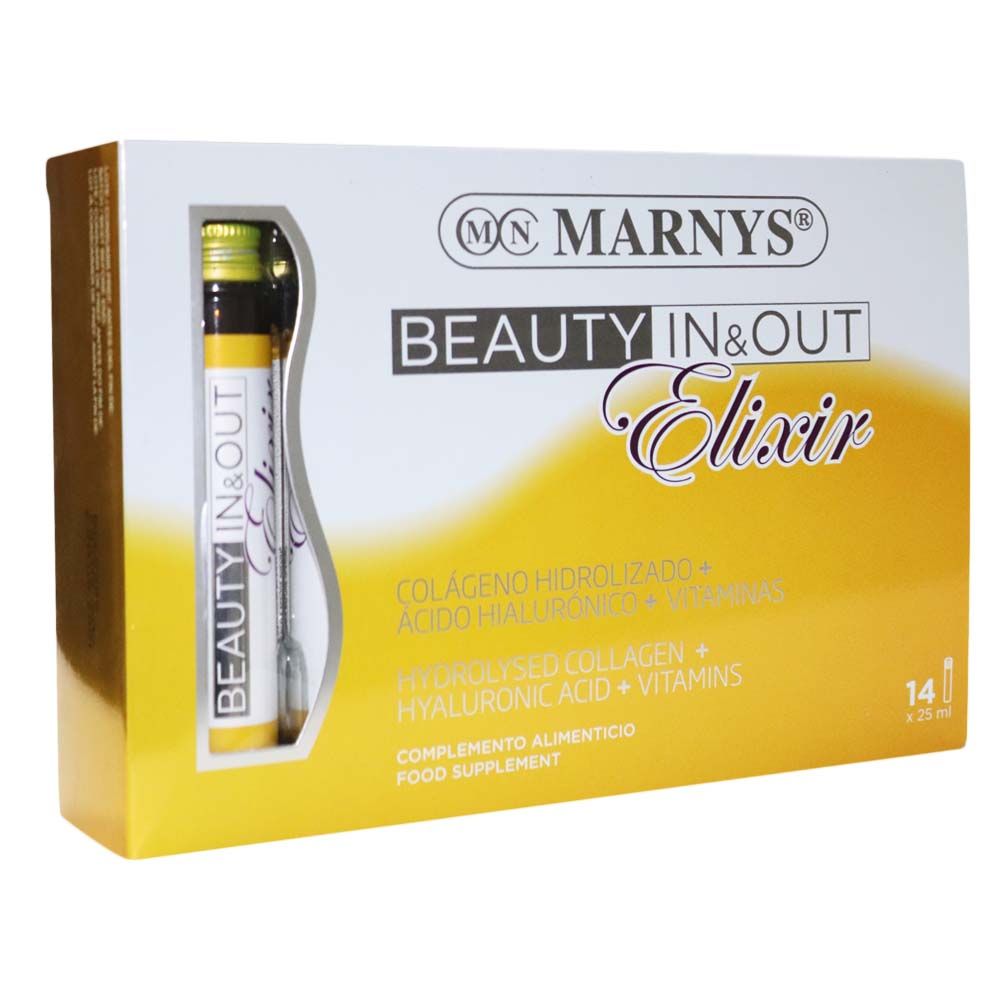 Marnys Beauty In & Out Elixir 25 mL, Vials 14's - Easy Pharmacy LLC