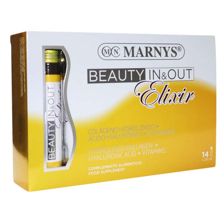 Marnys Beauty In & Out Elixir 25 mL, Vials 14's - Easy Pharmacy LLC