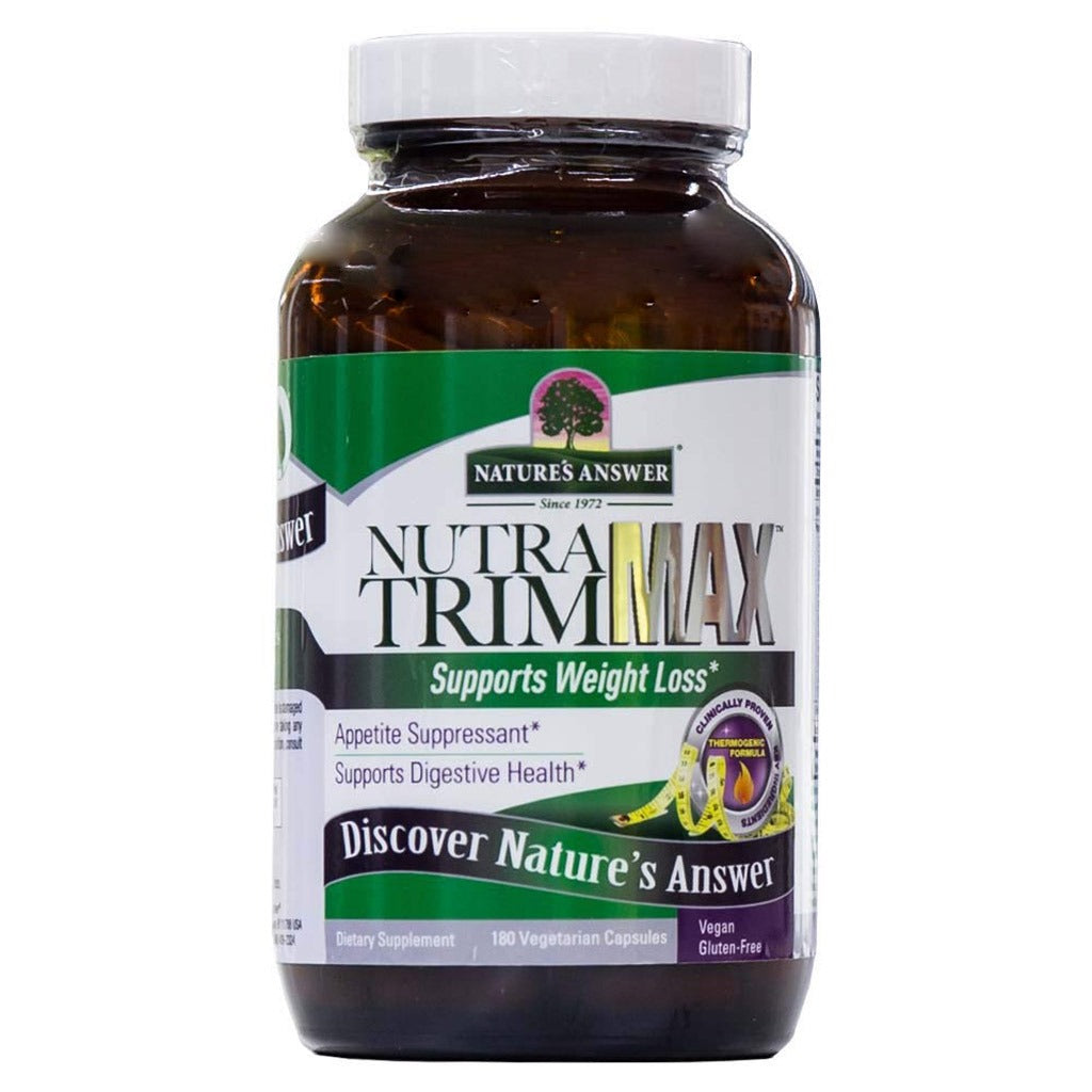 Nature's Answer Nutra Trim Max Vegetarian Capsules For Weight Management, Pack of 180’s - Easy Pharmacy LLC
