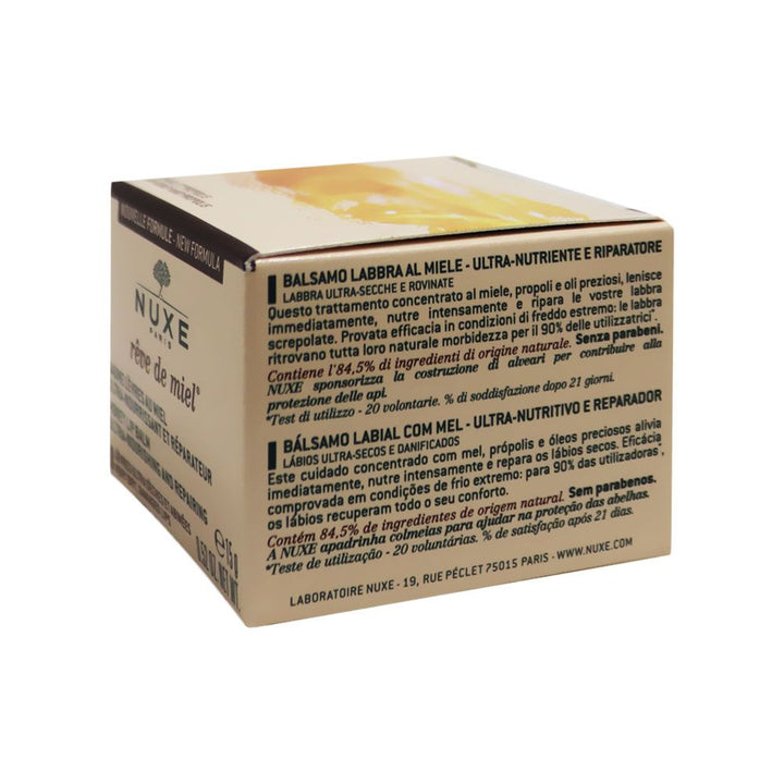 Nuxe Reve de Miel Ultra-Nourishing and Repairing Honey Lip Balm 15 g - Easy Pharmacy LLC
