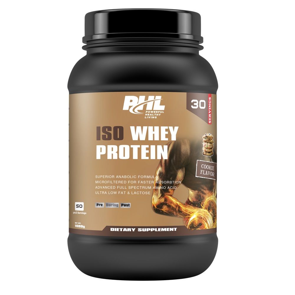 PHL Iso Whey Protein Cookie 30 Servings 2.38 lbs - Easy Pharmacy LLC