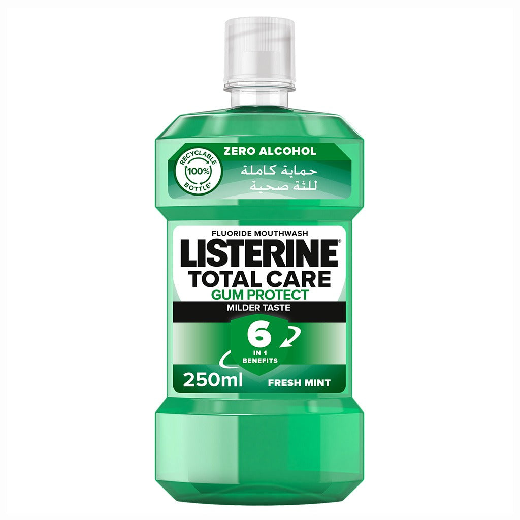 Listerine Total Care Gum Protect Mild Taste Mouthwash With Zero Alcohol 250ml - Easy Pharmacy LLC