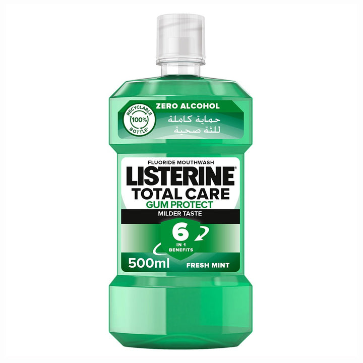 Listerine Total Care Gum Protect Mild Taste Mouthwash With Zero Alcohol 500ml - Easy Pharmacy LLC