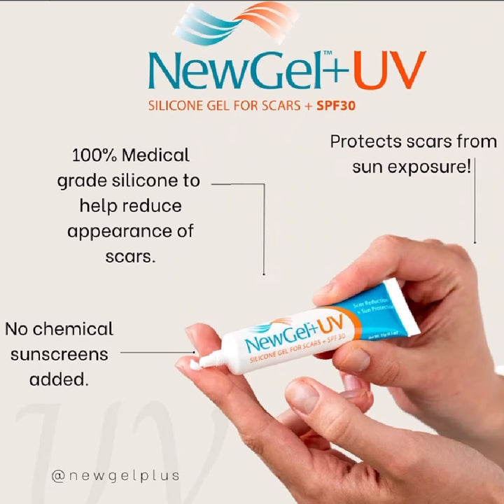 NewGel+UV Advanced Medical-Grade Silicone Scar Gel With SPF 30 15g - Easy Pharmacy LLC