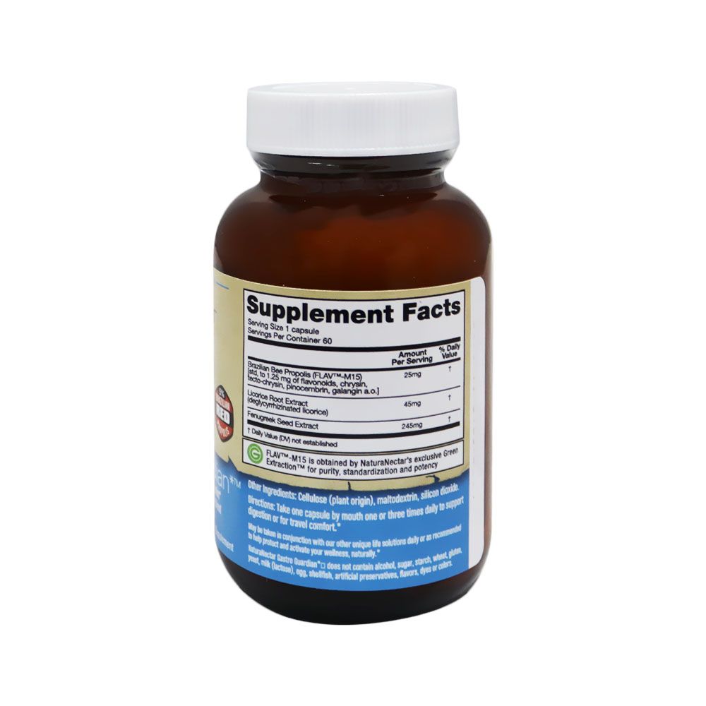 NaturaNectar Gastro Guardian Vegetable Capsules 60's - Easy Pharmacy LLC