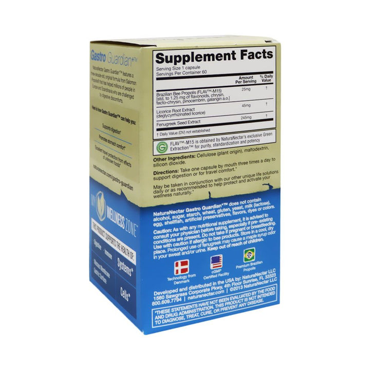 NaturaNectar Gastro Guardian Vegetable Capsules 60's - Easy Pharmacy LLC