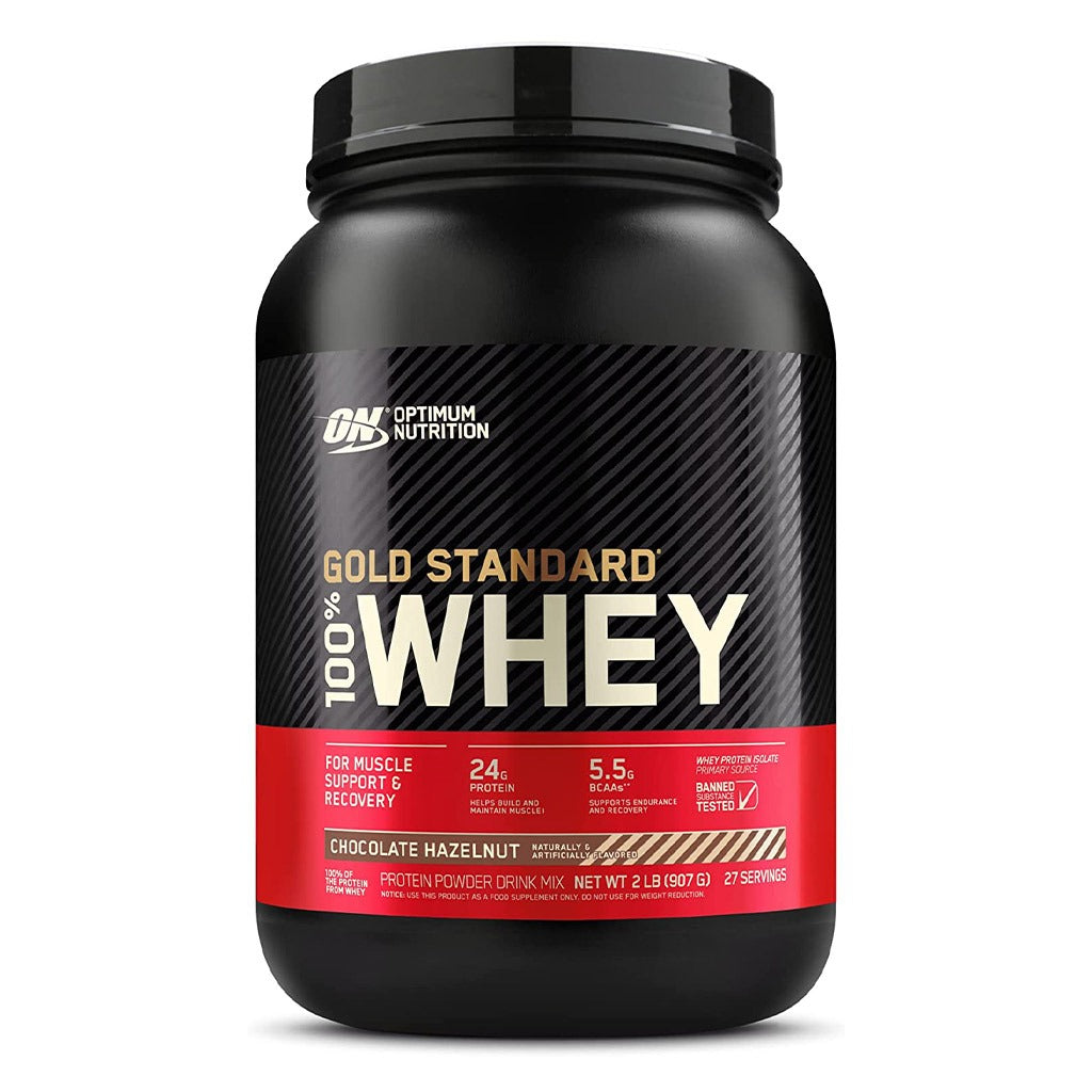 Optimum Nutrition Gold Standard 100% Whey Protein Chocolate Hazelnut 2lb - Easy Pharmacy LLC