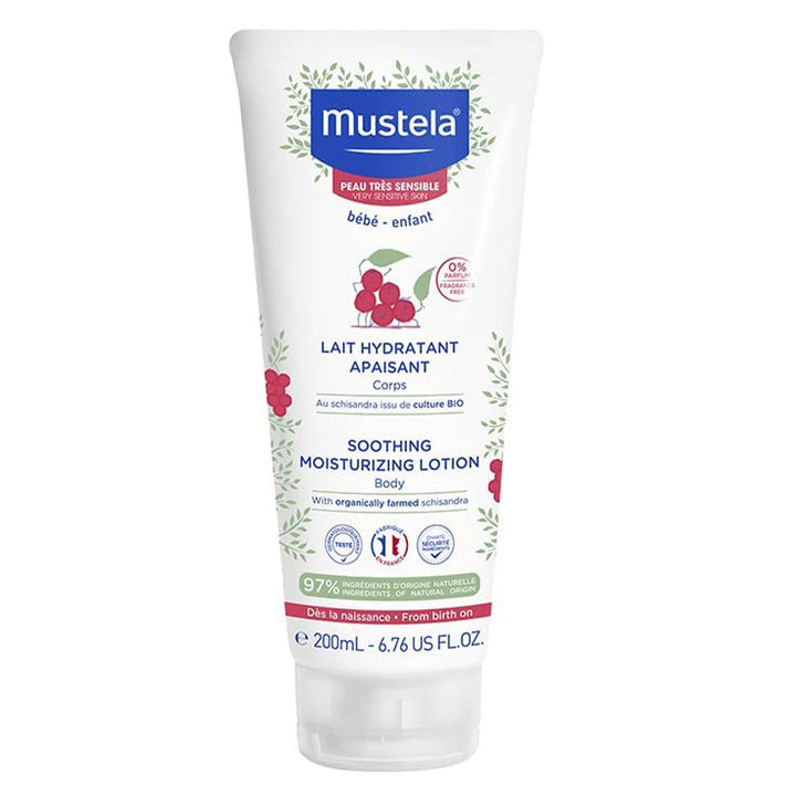 Mustela Baby Soothing Moisturizing Body Lotion For Newborn's Sensitive Skin 200ml - Easy Pharmacy LLC