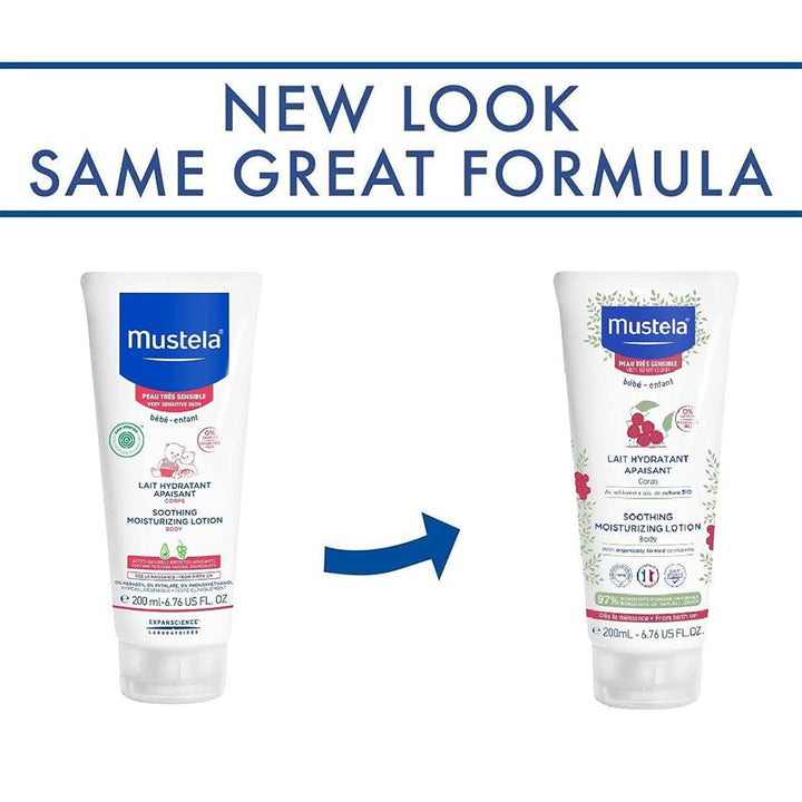 Mustela Baby Soothing Moisturizing Body Lotion For Newborn's Sensitive Skin 200ml - Easy Pharmacy LLC