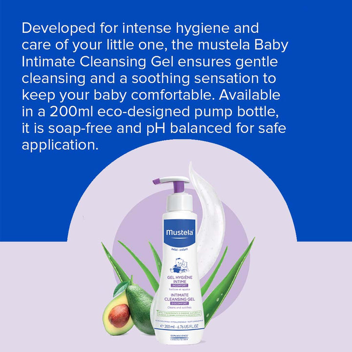 Mustela Baby Intimate Cleansing Gel 200ml - Easy Pharmacy LLC