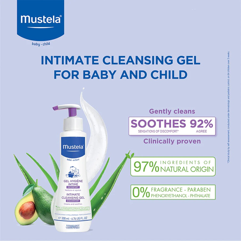 Mustela Baby Intimate Cleansing Gel 200ml - Easy Pharmacy LLC