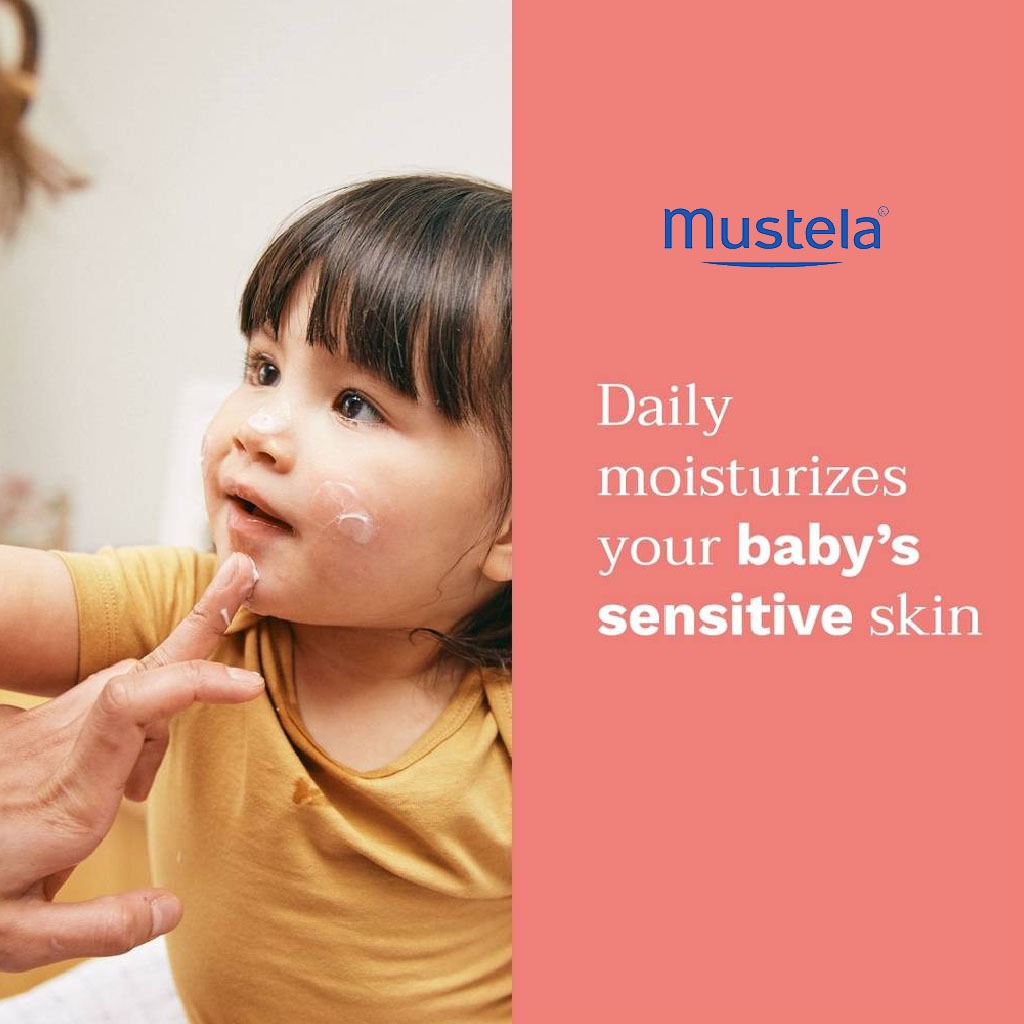 Mustela Baby Soothing Moisturising Face Cream For Sensitive Skin, Fragrance-Free 40ml - Easy Pharmacy LLC