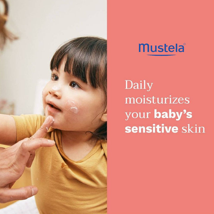 Mustela Baby Soothing Moisturising Face Cream For Sensitive Skin, Fragrance-Free 40ml - Easy Pharmacy LLC