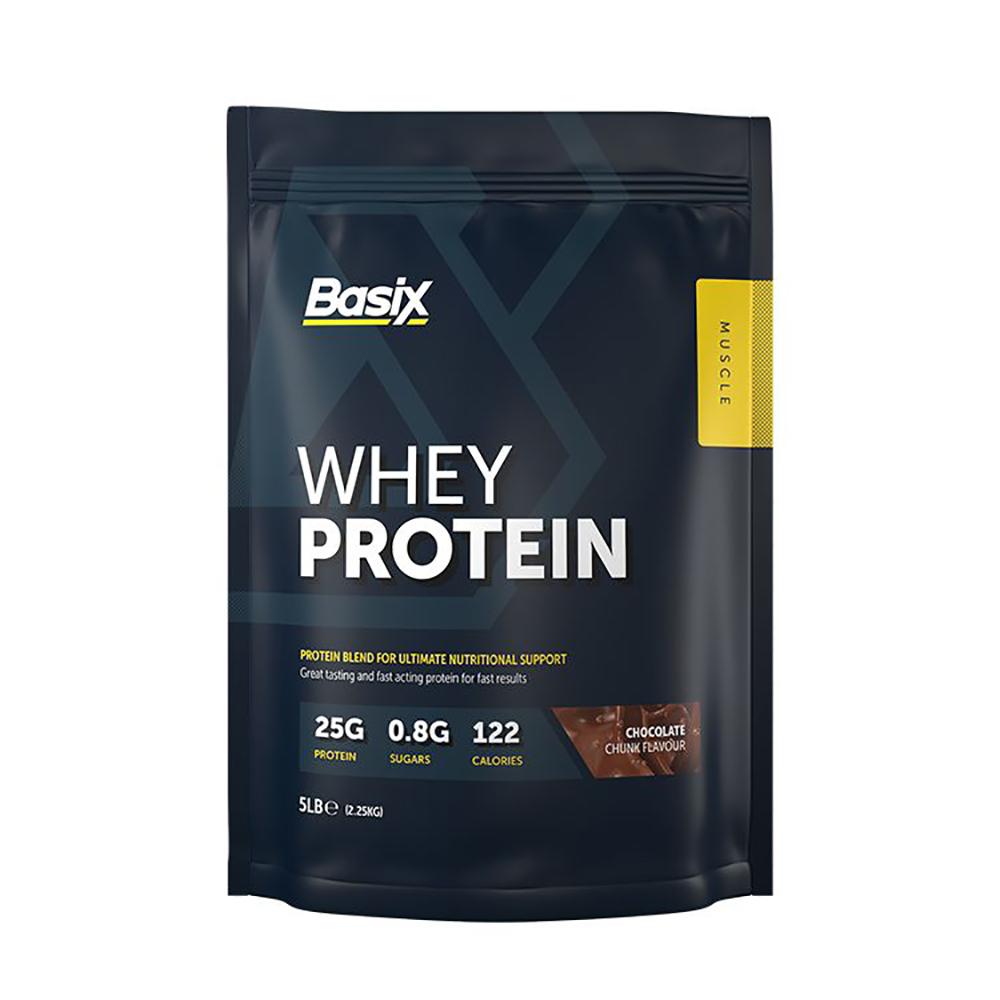Basix Whey Protein Powder For Nutritional Support, Chocolate Chunk Flavour 5lb - Easy Pharmacy LLC