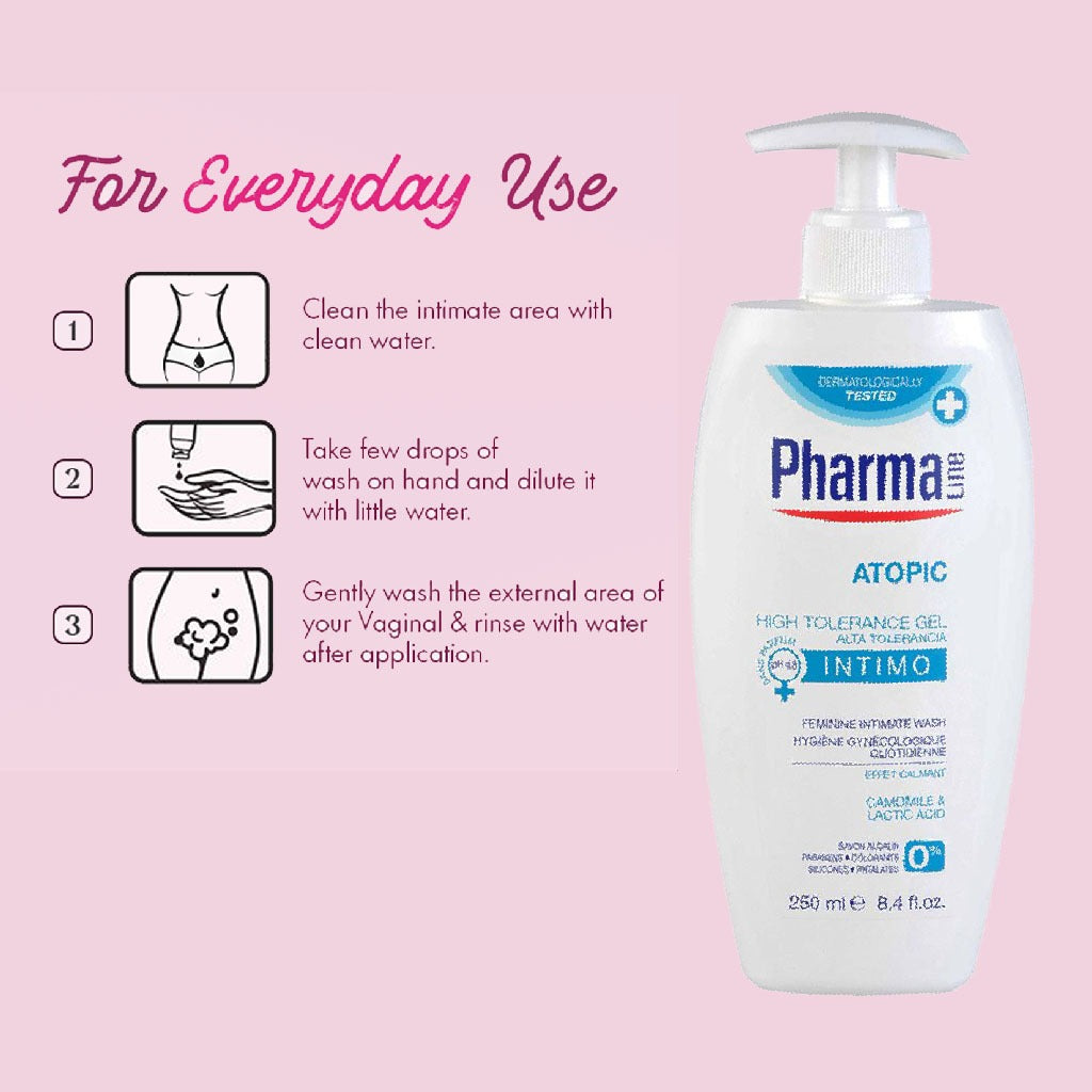 PharmaLine Atopic Feminine Intimate Wash 250 mL - Easy Pharmacy LLC