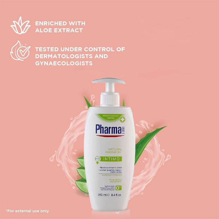 PharmaLine Natural Fresh Feminine Intimate Wash 250 mL - Easy Pharmacy LLC